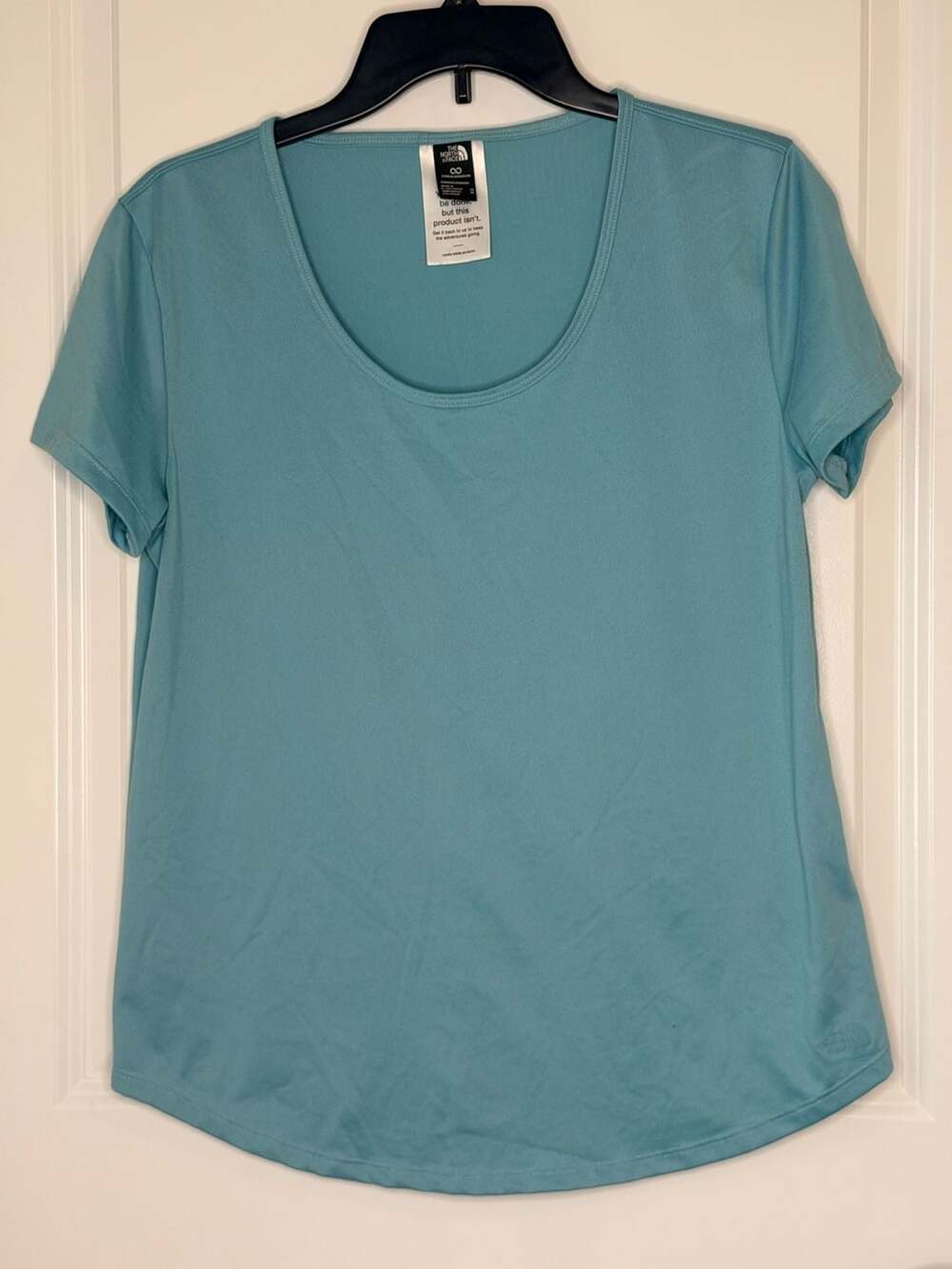 The North Face Women's Circular Design Dune Sky Scoop Neck Short Sleeve Tee